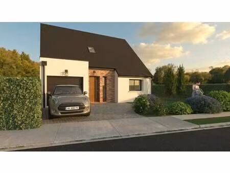 terrain avec maison neuve à vendre