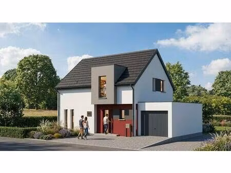 terrain avec maison neuve à vendre