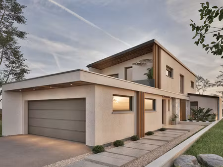 terrain avec maison neuve à vendre