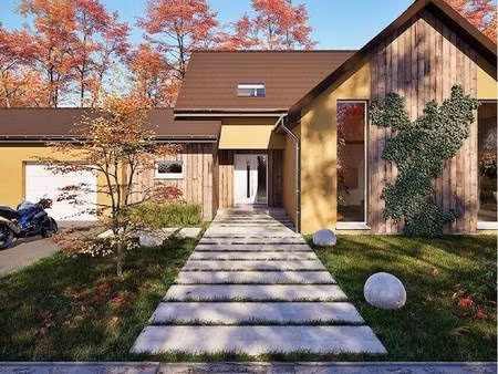 terrain avec maison neuve à vendre