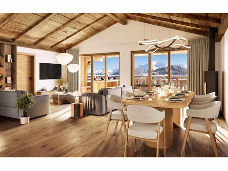 vente appartement 3 pièces 65.08 m² à cordon (74700)  446 000 €