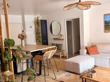 montpellier – la pompignane | appartement 62m2  3 pièces  rénové avec terrasse et garage