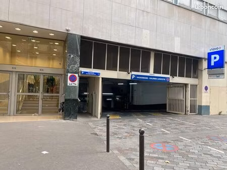 parking rue de provence - paris grands magasins- 9ème