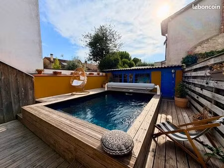 maison familiale 5 pièces avec piscine  terrasse et cuisine d'été – agen centre – quartier