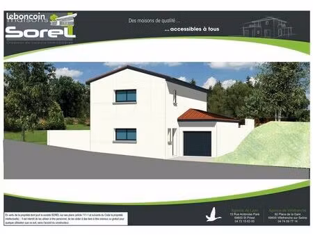 maison 75.59 m² avec terrain à septeme (38)