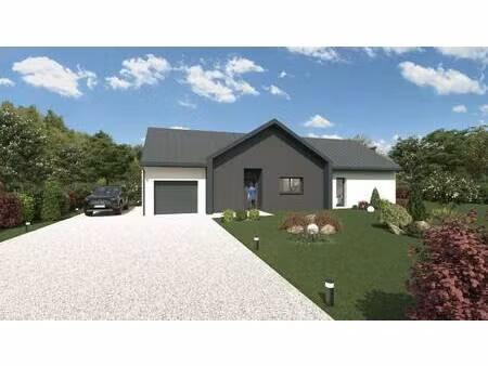 terrain avec maison neuve à vendre