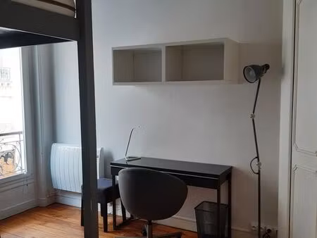à louer – studio meublé 17 66 m² – paris 17ᵉ – rue de roberval