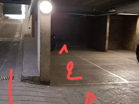 2 parkings ss-sol / maître chien/ résidence surveillée / 18e