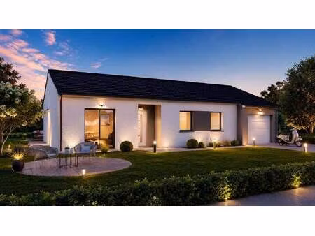 terrain avec maison neuve à vendre