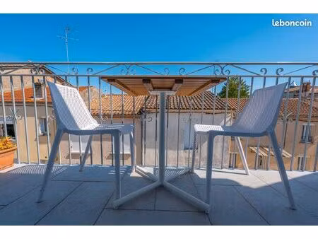 marmande centre-ville : appartement climatisé de 3 pièces avec balcon