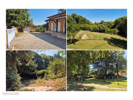 maison sans vis-à-vis  avec terrain constructible et forêt privative