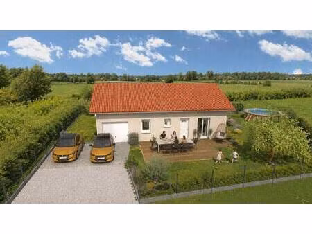 terrain avec maison neuve à vendre
