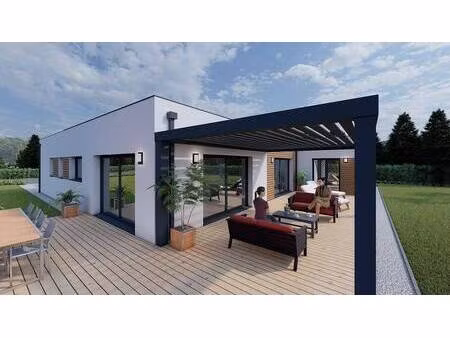 terrain avec maison neuve à vendre