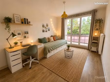 studio au calme balcon