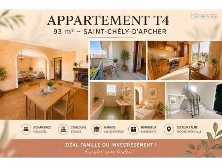 appartement  garage et places de parking