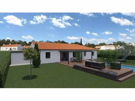 terrain avec maison neuve à vendre