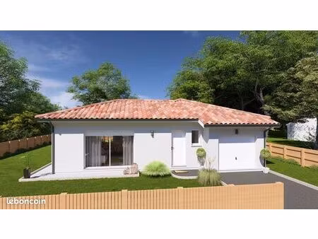 projet de construction d'une maison 105 m² avec terrain à linxe (40)