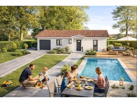 terrain avec maison neuve à vendre