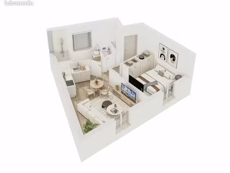 appartement 2 pièces 38 m²