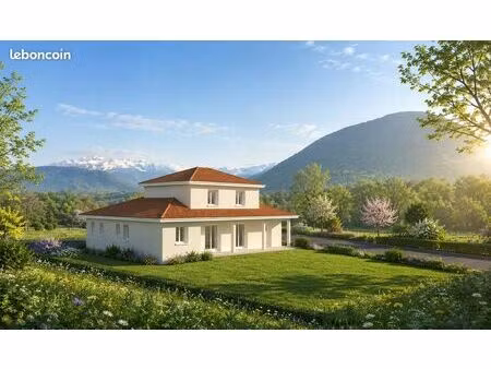projet de construction d'une maison 117 m² avec terrain à coublevie (38)