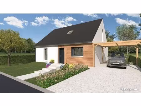 projet de construction d'une maison 103 m² avec terrain à le longeron (49)