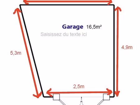 garage / box fermé 16 5 m² – idéal stockage ou voiture classique – quartier flandrin valmy