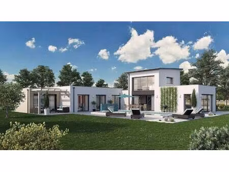 terrain avec maison neuve à vendre