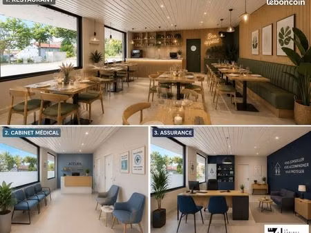 local commercial 60 m² martres tolosane