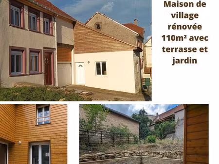 maison 4 chambres rénovée - terrasse  jardin  garage