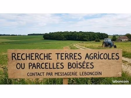 recherche terres agricoles ou parcelles boisées