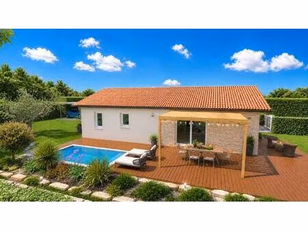 terrain avec maison neuve à vendre