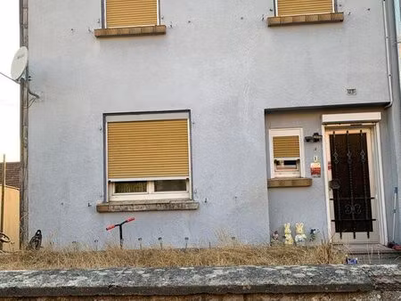 à vendre maison avec terrasse  jardin et potentiel à audun-le-tiche  frontière du luxembou