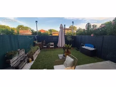 t2 avec jardin et terrasse - quartier du mauret