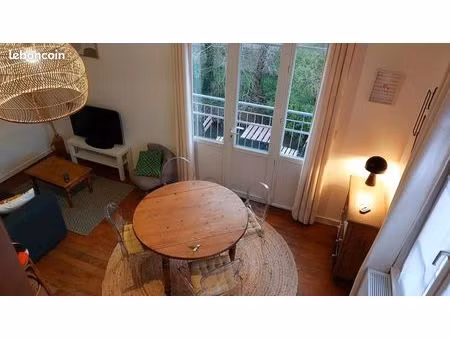 à louer – appartement meublé en duplex  centre-ville de wimille