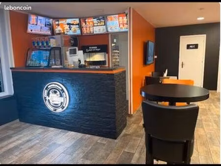 titre : à vendre – fonds de commerce burger / restauration rapide