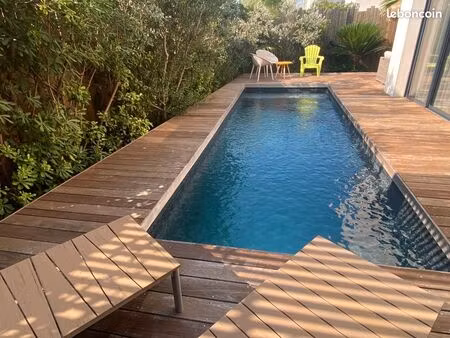 maison d'architecte contemporaine t5 de 150m2 avec piscine 690000