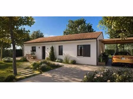terrain avec maison neuve à vendre