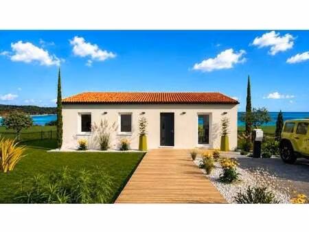 terrain avec maison neuve à vendre