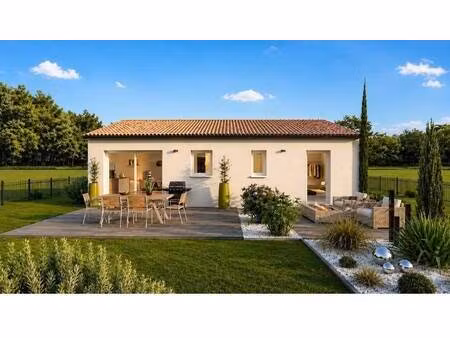 terrain avec maison neuve à vendre