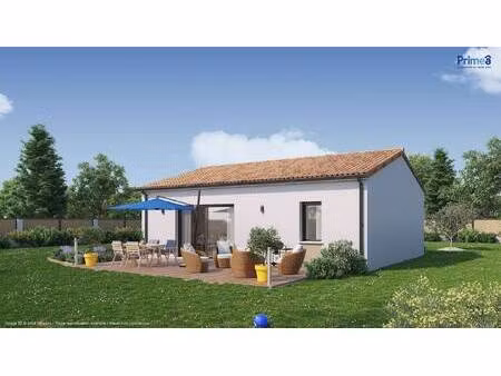terrain avec maison neuve à vendre