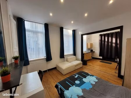 ? grand studio meublé de 44 m² avec jardin – centre-ville de tourcoing