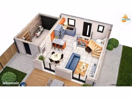 maison 4 pièces 68 m²