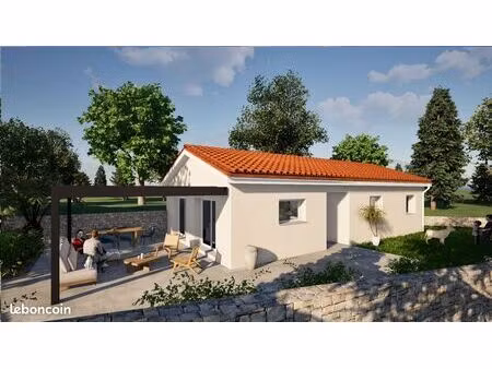 maison de plein pied avec terrain à cuzieu (42)