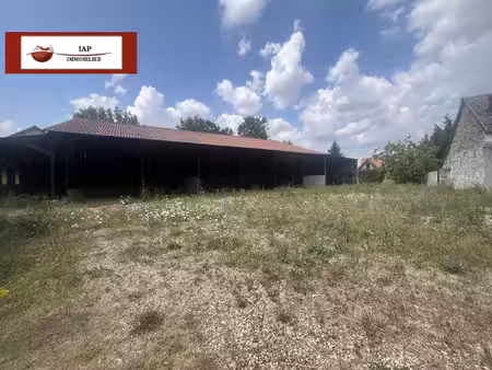 terrain constructible + hangar de 500 m2 a longnes 78