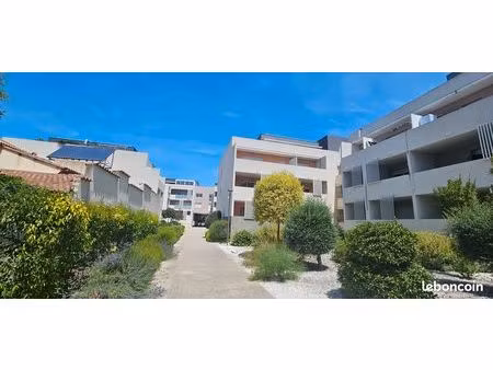 castelnau le lez a louer f2 meuble d'une superficie de 43m2 avec parking en sous sol