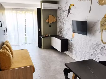 rare a la grande-motte studio meublé avec jardin privatif et parking sécurisé