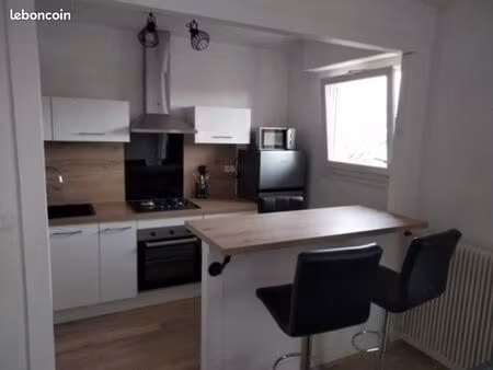 t1 bis 37 m2 meublé à louer