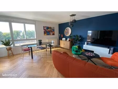t3 66m² - parking & cave - vue loire - île de nantes