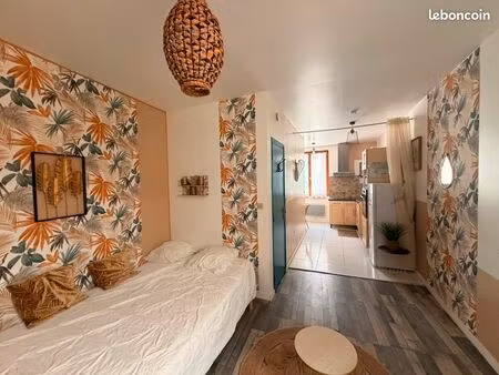 studio meublé 30 m² rénové – fibre – lave-linge – villemur-sur-tarn