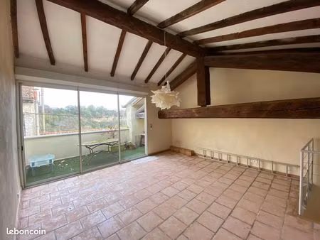 jolie maison de ville centre ganges 85m2 + cave + terrasse